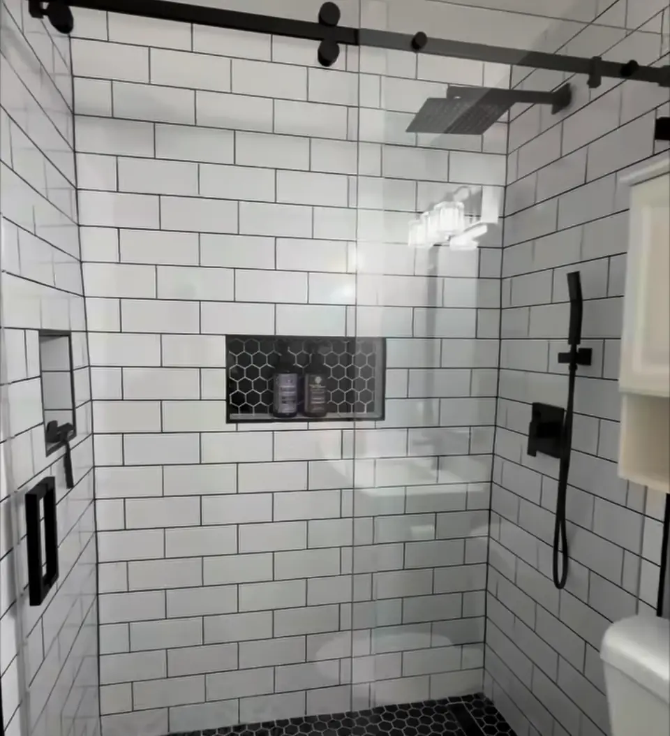 Subway tile shower - real Remodel Right FL project