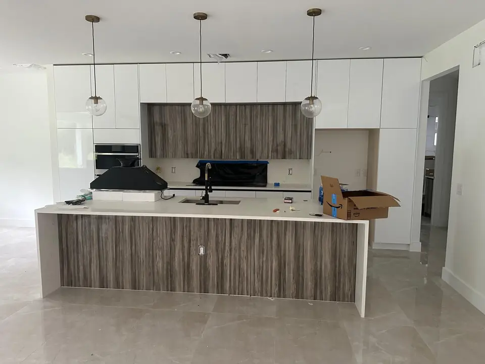 Kitchen island - real Remodel Right FL project